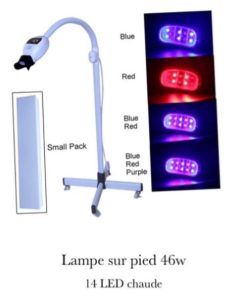 LAMPE DE BLANCHIMENT AVEC SUPPORT